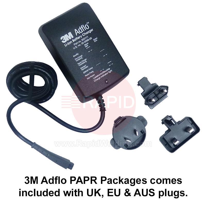 3M-837730  3M Adflo System Complete with Standard Battery, Air Hose, Air Flow Indicator, Belt & Filters